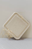 Beige biodegradable placenta container