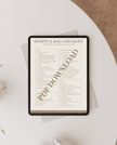 Hospital Bag Checklist - Downloadable PDF